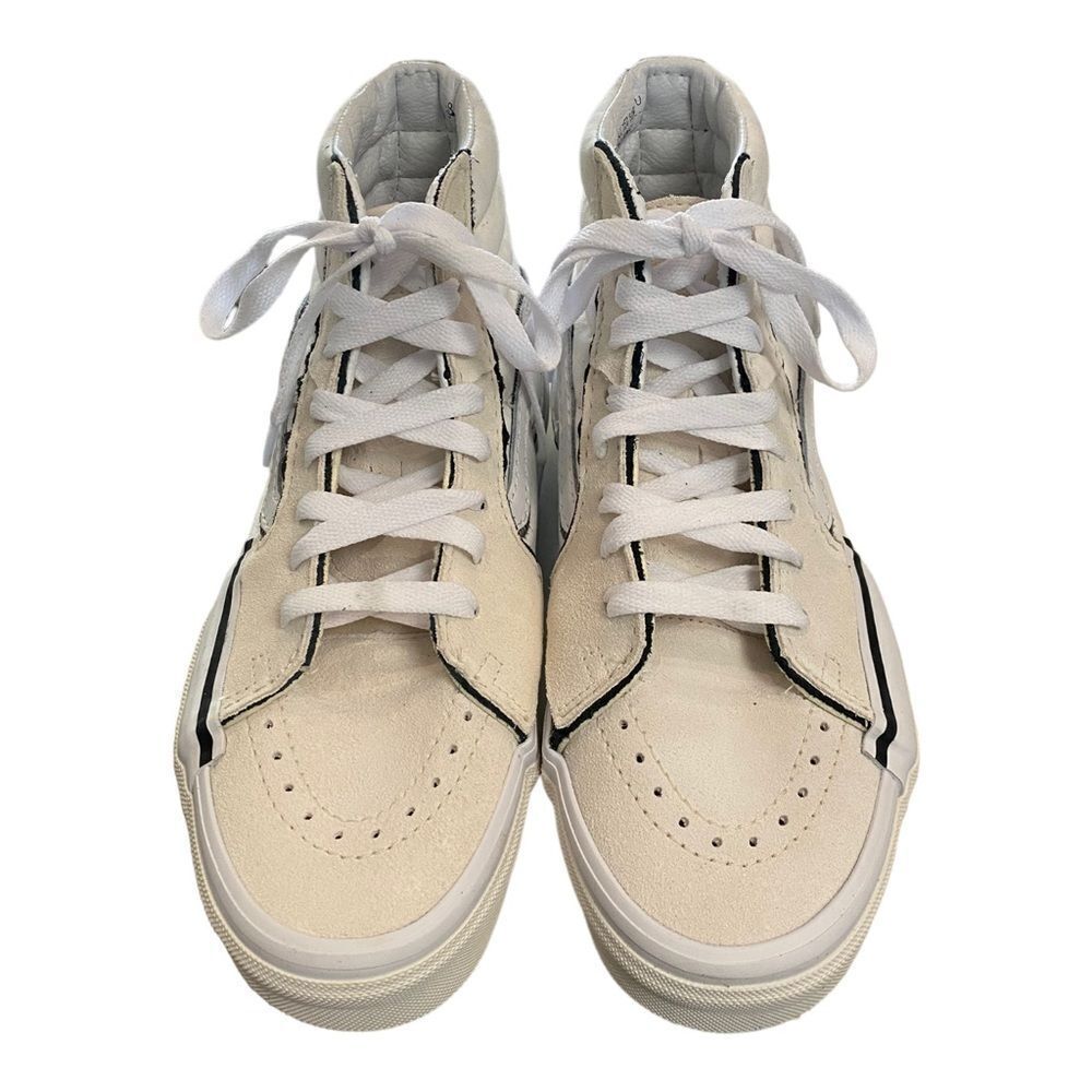 VANS Sk8-Hi Reconstructed Marshmallow / White Sneakers NEW 8 8.5 9 9.5 10 - Picture 4 of 7